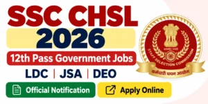 SSC CHSL Recruitment 2026