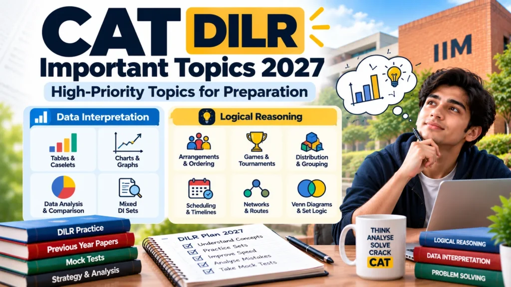 CAT DILR important topics 2027 for Data Interpretation and Logical Reasoning