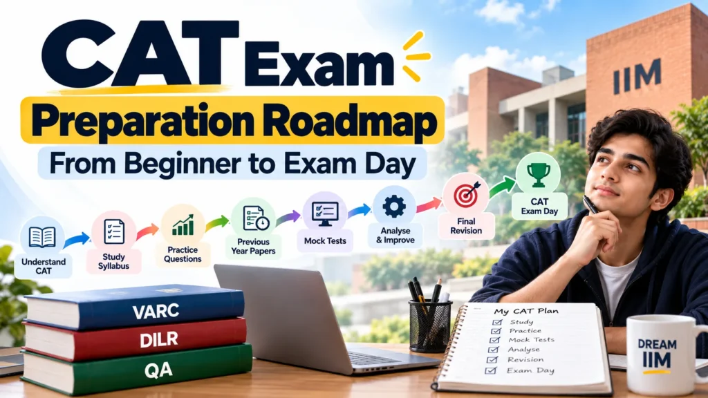 CAT exam preparation roadmap from beginner to exam day