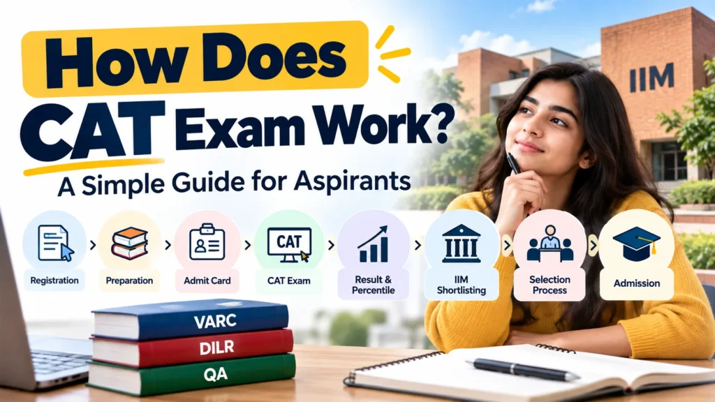 How does CAT exam work from registration and preparation to result and IIM admission